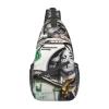 Banknote Patterns Bag Crossbody Travel Hiking Bags Mini Chest Backpack Casual Shoulder Daypack For Women Men Lightweight view 1