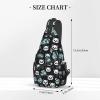Black And White Panda Face Bag Crossbody Travel Hiking Bags Mini Chest Backpack Casual Shoulder Daypack For Women Men Lightweight view 2