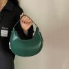 FantasyBear Small Purse for women,Trendy Cute Shoulder Bags Small Clutch Hobo Tote Handbag With Double Zipper Closure (Blackish Green) view 2