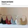 FantasyBear Small Purse for women,Trendy Cute Shoulder Bags Small Clutch Hobo Tote Handbag With Double Zipper Closure (Blackish Green) view 4