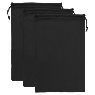 PATIKIL Ski Goggle Bag, 3 Pack Soft Microfiber Snow Goggles Protective Storage Case Sleeve Drawstring Pouch for Camera Lenses, Sunglasses, Eyeglasses, Black