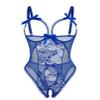 Avidlove Women Lingerie for Women Deep V Halter One Piece Teddy Bodysuit Royal Blue X-Large view 1