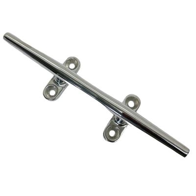 6" Blue Water Boat Deck Cleat Marine Stainless Steel Dock Open Base Rope Cleat