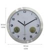 Weather Monitoring Clocks 12 Inch Weather Forecast Wall Clock Multi-Function Clock LED Wall Clock Quartz Clock Weather Detection Clock view 2