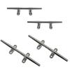 10" Blue Water Deck Cleat Marine Stainless Steel Dock Open Base Rope Cleat 4 Pcs view 1