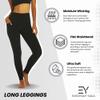 Everyday Yoga Comfy Yoga Pants Women with Dual Side Pockets - Buttery Soft Fabric, High Waisted Tummy Control Womens Leggings, Squat Proof, Long Legging - True Navy - XX-Large view 4