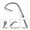 Dr.Fish 100 Pack Light Circle Hooks for Fresh & Saltwater Fishing, Offset Wide Gap Live Bait Fishing Hooks Bass Mackerel Striper Flounder Catfish 6/0 view 4