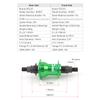 POLSO BH007 LHD RHD 5 Sealed Bearings BMX Hub Cassette Bicycle Hubs 6 Pawls 120 Click Sounds 9T Bike Accesssories (Green RHD Rear) view 2