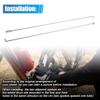 X AUTOHAUX 36pcs 14G J Bend Bicycle Steel Spokes 200mm 7.87" Cycle Spokes with Brass Nipples for Mountain Bike MTB view 4