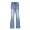NineFit Basics Women's Wide Leg High Waist Baggy Jeans Loose Boyfriends Stretch Jeans Fashion Y2k Teen Girls Denim Pants view 3