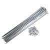 X AUTOHAUX 36pcs 14G J Bend Bicycle Steel Spokes 277mm 10.91" Cycle Spokes with Brass Nipples for Mountain Bike MTB view 1