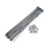 X AUTOHAUX 36pcs 14G J Bend Bicycle Steel Spokes 213mm 8.39" Cycle Spokes with Brass Nipples for Mountain Bike MTB view 1