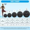 APEXUP Yoga Ball Exercise Ball, Anti Slip Stability Ball Chair, Heavy Duty Large Gym Ball for Fitness, Balance, Core Workout and Physical Therapy (L (23"~26") 65cm, Black) view 4