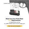 CVLIFE Picatinny Green Laser Sight Magnetic Charging Rechargeable Green Laser Beam for 21MM Picatinny Rail Mount, Low Profile Hunting Laser Sight with Ambidextrous Switches view 2