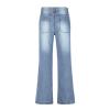 Women Wide Leg Jeans High Waist Baggy Jeans Boyfriend Jeans Loose Denim Pants Fashion Y2k Teen Girls Trousers Plus Size view 4
