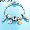 18k Yellow Gold Plated Happy Face Smile Pendant Charm with Clear CZ Eye, fit Pandora Luck Bracelet, Smiley Face Emoji Dangle Beads, Gift for Sister/Daughter view 4