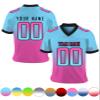 Custom Football Jersey Personalized Football Uniform Team Name Number T Shirts Customized for Men Youth Women Fans Gifts view 1