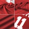 Custom Football Jersey Personalized Football Uniform Team Name Number T Shirts Customized for Men Youth Women Fans Gifts view 4