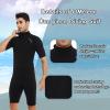 OMGear 3mm Neoprene Wetsuit Women Shorty Suit Short Sleeve Snorkel Suit Scuba Dive Swimwear (Short, 3XL) view 2