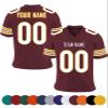 Custom Football Jersey Personalized Football Uniform Team Name Number T Shirts Customized for Men Youth Women Fans Gifts view 1