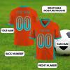Custom Football Jersey Personalized Football Uniform Team Name Number T Shirts Customized for Men Youth Women Fans Gifts view 2