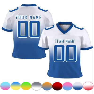 Custom Football Jersey Personalized Football Uniform Team Name Number T Shirts Customized for Men Youth Women Fans Gifts