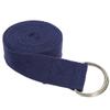 Everyday Yoga 6 Foot Yoga Strap D-Ring - Yoga Gear for Flexibility, Non-Slip Design Support, Range of Motion Training & Mindful Practice - True Navy view 1