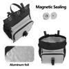 PGmoon Chalk Bucket Bag, Large Chalk Bag for Rock Climbing and Bouldering with Aluminum Foil Lining, Magnetic Closure, Multiple Pockets, 2 Brush Holders (Patent Design) view 2
