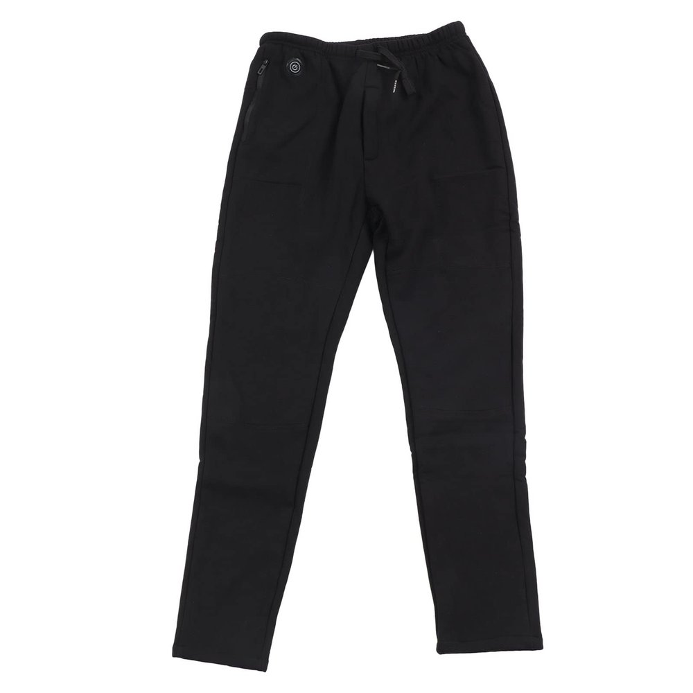 Heated Pants for Men and Women, USB Electric Heating Trousers, Inner Wear Winter Warm Pants for Cold Weather Hunting Skiing Fishing Black(XXXXL)