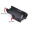 Aimsniper X1C Tactical Flashlight200 Lumens LED Lightweight Compact Rail-Mounted Light TorchConstant/Momentary Modesfor Universal 20mm Rail (BK) view 4