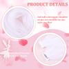 BENECREAT White Tulle Bridal Shawl, 42x2inch Polyester Bridal Lace Shawls Wedding Lace Cape with Iron Clip for Wedding Dress, Opera, Banquets and Party, Clip: 34x5mm. view 4