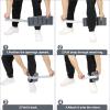 Adjustable Ankle Weights for Women Men 1-3 LBS 1 Pair Wrist Leg Arm Weights with Removable Weight, Strength Training Weight for Jogging, Walking, Running, Fitness, Gym Workout, Grey view 4