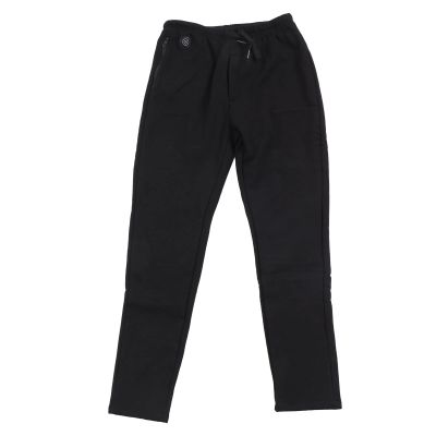 Topyond Heated Pants for Men, 3-Zone USB Electric Heating with 15s Fast Warm, Adjustable Thermal Underwear for Skiing Hiking Camping, Cold Weather Base Layer Gift (28In) Black