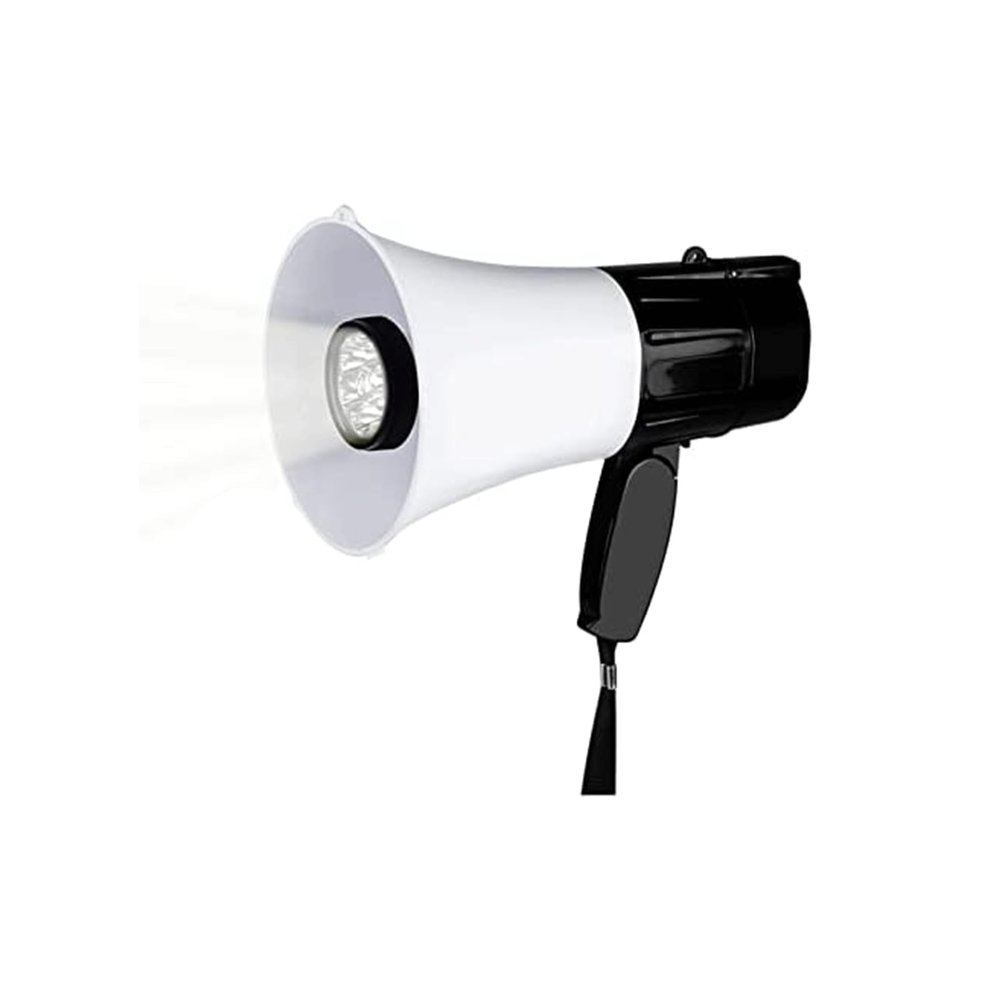 Fashion Bullhorn Handheld Megaphone 30w High Power Megaphones Mp3 Voice Record Bullhorn Speaker with Led Lights Clear Voice Megaphone Speaker Lightweight