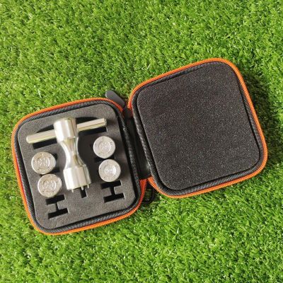 4pcs/set Silver Clover Golf Weights Wrench Tool Kit for Titleist Scotty Cameron Newport Phantom Futura Golo California Putters (2x20g 2x25g)