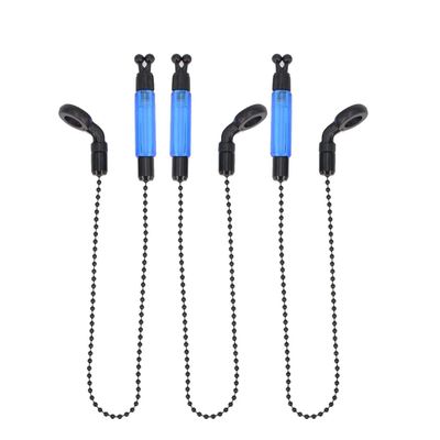ABPETE Bite IndicatorsFishing Bite Alarm Kit Night Fishing Gear - Portable Swinger Practical Outdoor Tackle - Accessories for Fishing Poles and RodsBlue3pcs