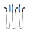 ABPETE Bite IndicatorsFishing Bite Alarm Kit Night Fishing Gear - Portable Swinger Practical Outdoor Tackle - Accessories for Fishing Poles and RodsBlue3pcs view 1