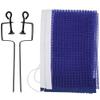 OUKENS Tennis Table Net with Bracket,Portable Simple Polyester Tennis Table Ping Pong Net with Metal Bracket, Sports Replacement Accessories,Easy Setup (Blue) view 1