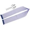 OUKENS Tennis Table Net with Bracket,Portable Simple Polyester Tennis Table Ping Pong Net with Metal Bracket, Sports Replacement Accessories,Easy Setup (Blue) view 2