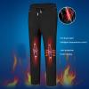 Heated Pants for Men and Women, Electric Heating Trousers, Padded Loose Casual Thermal Pants for Winter Outdoor Climbing Ski to Keep Warm Black(XXXXL) view 3
