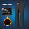 Heated Pants for Men and Women, Electric Heating Trousers, Padded Loose Casual Thermal Pants for Winter Outdoor Climbing Ski to Keep Warm Black(XXXXL) view 4