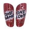 One Game One Love Designer Football Shin Guards for Teenagers, Gift Sleeves with Insert Pocket, Protective Shinpads for Girls Boys Kids - BEUTIFA view 3