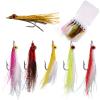 Dr.Fish 6 Pack Clouser Minnow Fishing Flies Streamer Hand Tied Bass Fly Fishing Lure Artificial Baitfish Smallmouth Saltwater Freshwater Striper Flounder Lures #2 view 1