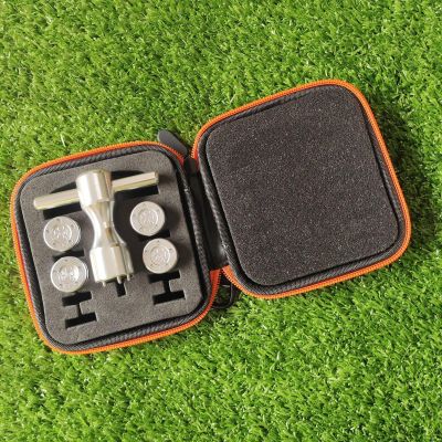 4pcs/set Silver Clover Golf Weights Wrench Tool Kit for Titleist Scotty Cameron Newport Phantom Futura Golo California Putters (2x25g 2x30g)