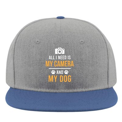 All i Needs is My Camera and My Dog Baseball Cap Fishing Hats blue03 Running hat Gifts for Dad Cool Cap