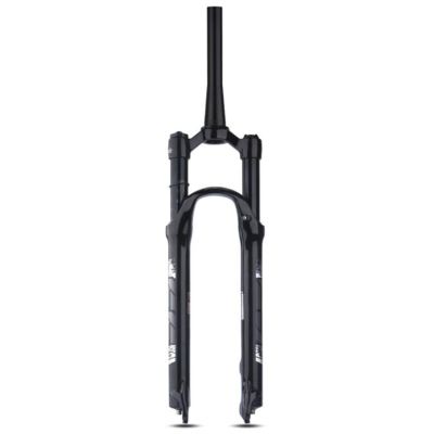 ZECHAO Mountain Bike Suspension Forks,26/27.5/29inch Aluminum Alloy 120mm Travel Quick Release 9mm Air Supension Front Fork Outdoor (Color : Black-Tapered-HL, Size : 26inch)