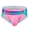 JOCKMAIL Mens Briefs Low Waist Sexy Men Sports Mesh Breathable Comfort Brief Men's Athletic Underwear (M, 317-Pink) view 1