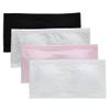 4 Pack Girls Strapless Bra Full Cup Cotton Bra with Removable Padding for for Girls 8-14 Years (Multicolor A) view 1