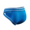 JOCKMAIL Mens Briefs Low Waist Sexy Men Sports Mesh Breathable Comfort Brief Men's Athletic Underwear (L, Blue) view 4