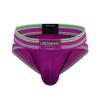 JOCKMAIL Mens Briefs Low Waist Sexy Men Sports Mesh Breathable Comfort Brief Men's Athletic Underwear (L, Purple) view 1